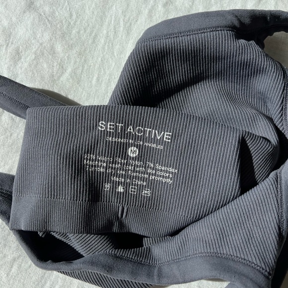 Set Active Ribbed Tank - Picture 4 of 4